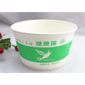 Green Eco-Friendly Paper Soup Bowl Hot Soup Bowls with Plastic Lid